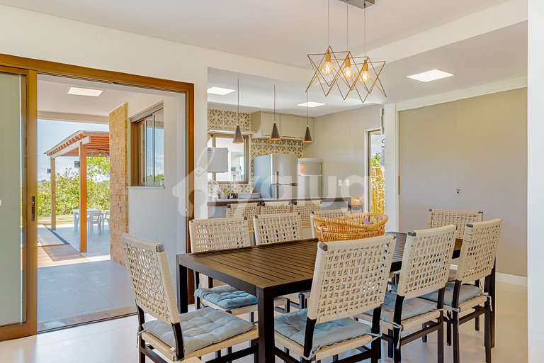 Maravillosa casa con 4 suites y piscina en Costa do Sauípe