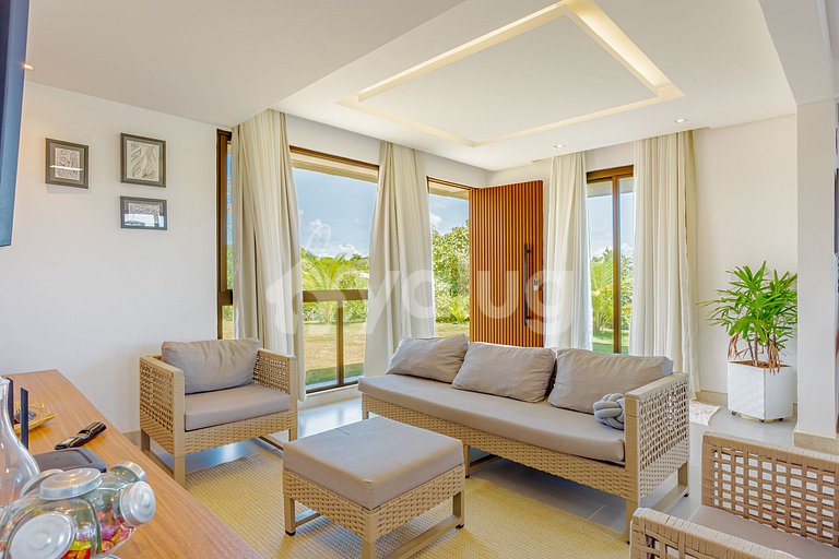 Maravillosa casa con 4 suites y piscina en Costa do Sauípe