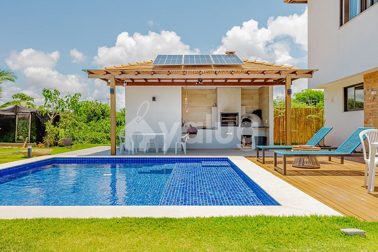 Maravilhosa Casa com 4 Suítes e Piscina em Costa do Sauípe