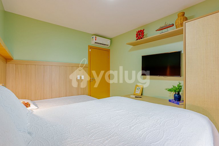 Maravilhoso Duplex com 4 Quartos, Pé Na Areia - Itacimirim