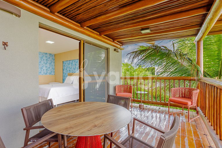 Maravilhoso Duplex com 4 Quartos, Pé Na Areia - Itacimirim