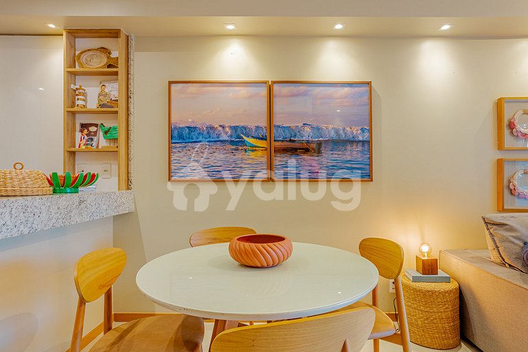 Maravilhoso Duplex com 4 Quartos, Pé Na Areia - Itacimirim