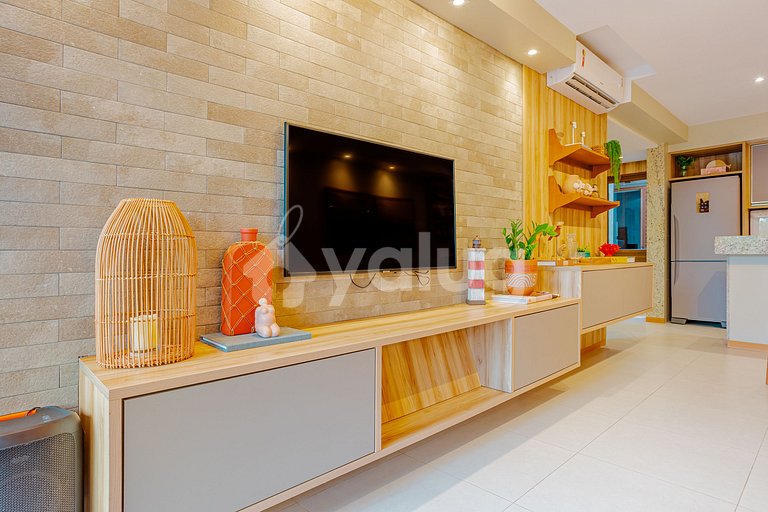 Maravilhoso Duplex com 4 Quartos, Pé Na Areia - Itacimirim