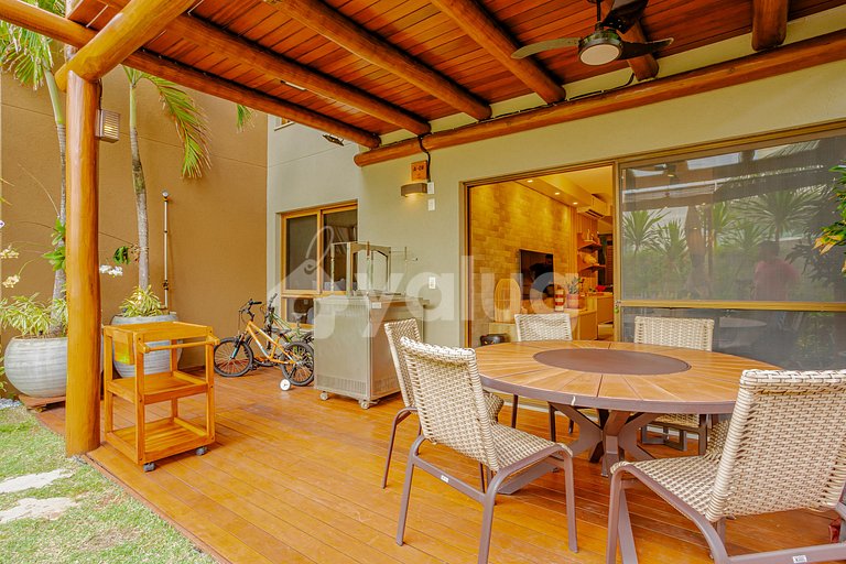 Maravilhoso Duplex com 4 Quartos, Pé Na Areia - Itacimirim