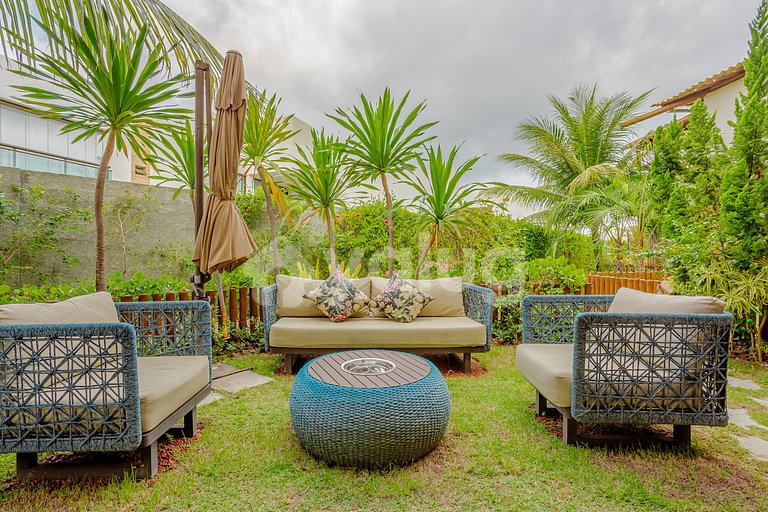 Maravilhoso Duplex com 4 Quartos, Pé Na Areia - Itacimirim