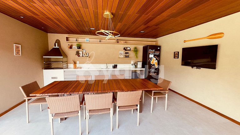 Casa Alto Luxo 6 Suítes - Praia Bella