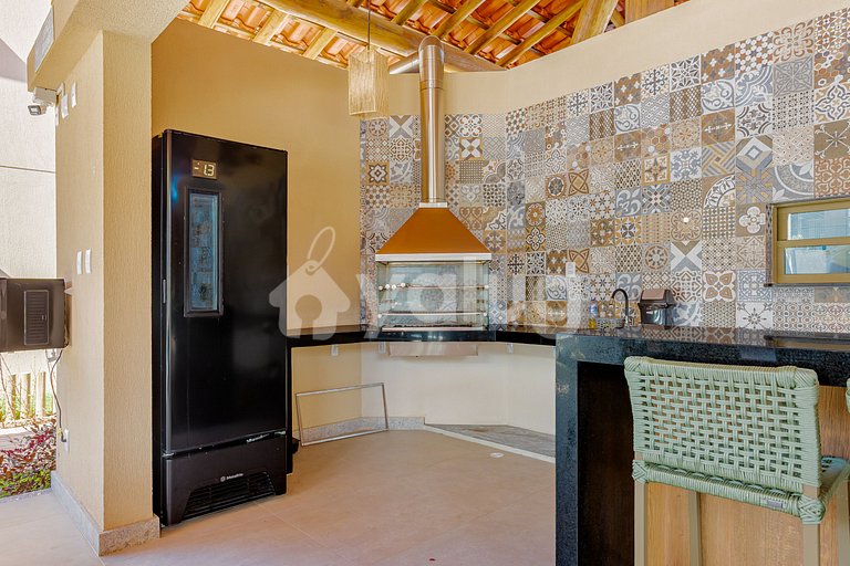 IT121 - Encantador pueblo con 2 suites en Itacimirim