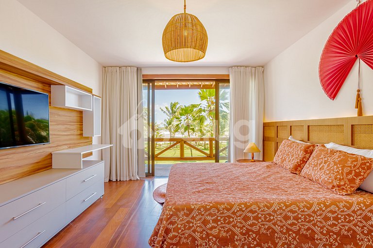 GB129 Luxury Beachfront House - Guarajuba