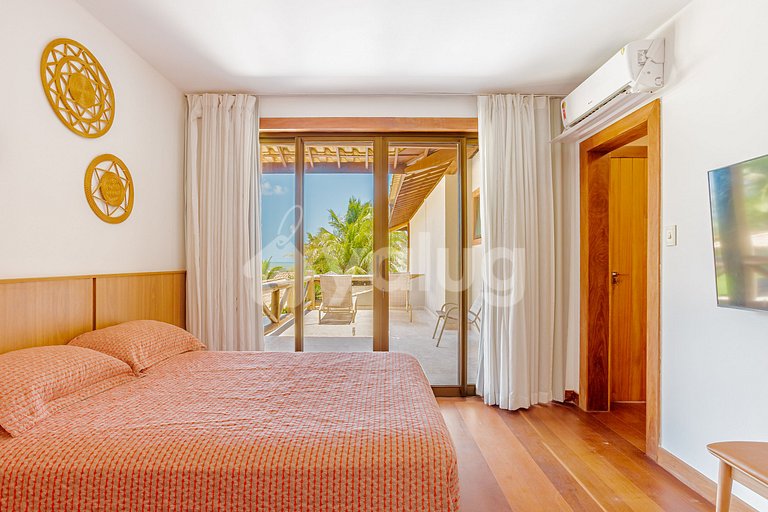 GB129 Luxury Beachfront House - Guarajuba