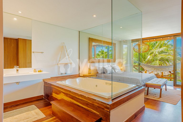 GB129 Luxury Beachfront House - Guarajuba