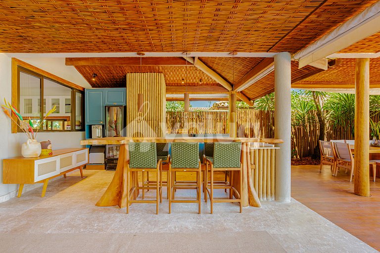 GB129 Casa de Alto Padrão Pé na Areia - Guarajuba