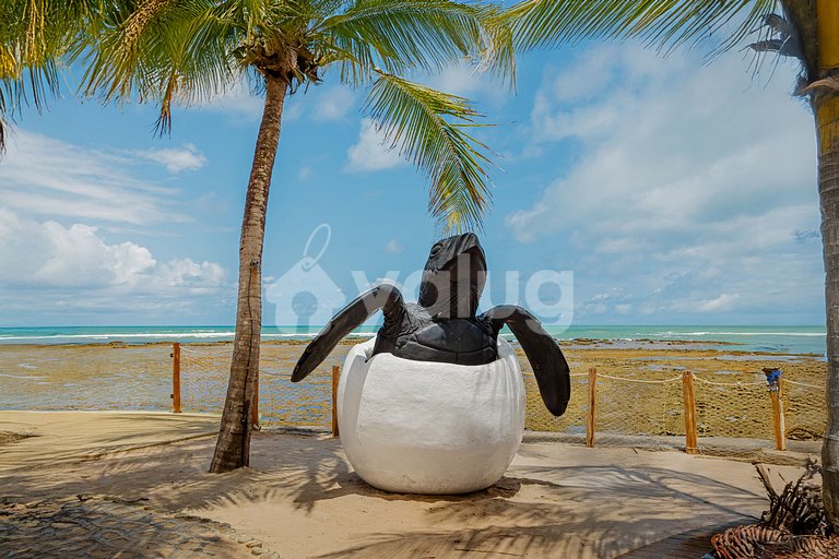Maravilloso apartamento a 970 m de la playa - Praia do Forte