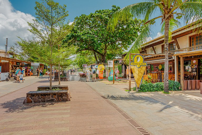 Maravilloso apartamento a 500 m da praia - Praia do Forte