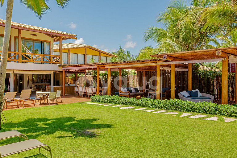 GB129 Luxury Beachfront House - Guarajuba
