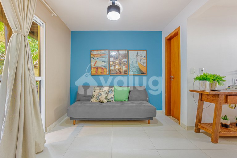 IT120 Excelente apartamento frente a la playa con 2 dormitor