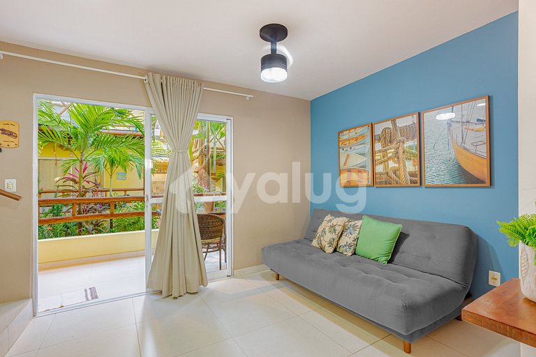 IT120 Excelente apartamento frente a la playa con 2 dormitor