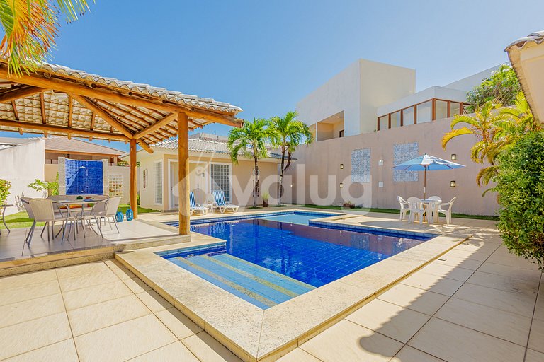 GB130 Excellent House with Pool - Guarajuba