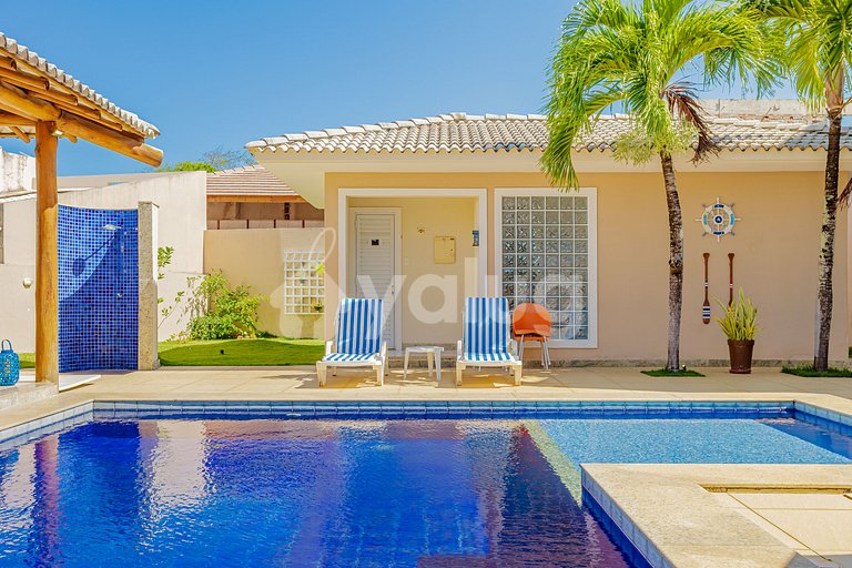 GB130 Excellent House with Pool - Guarajuba