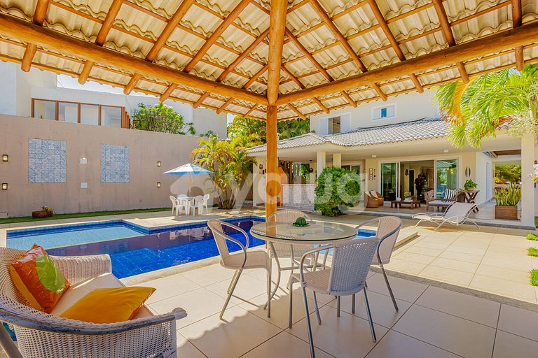 GB130 Excellent House with Pool - Guarajuba