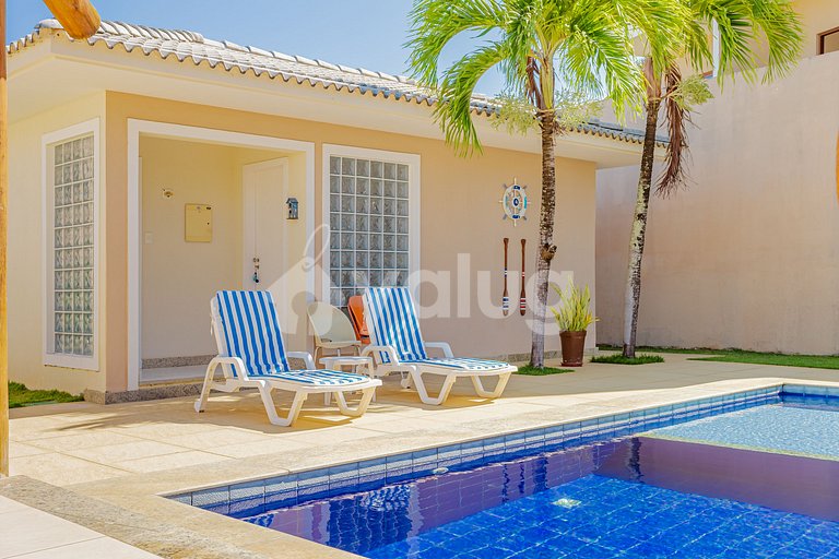 GB130 Excelente casa con piscina - Guarajubá