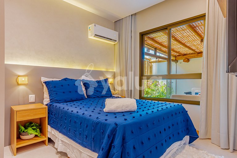 IT121 - Encantador pueblo con 2 suites en Itacimirim