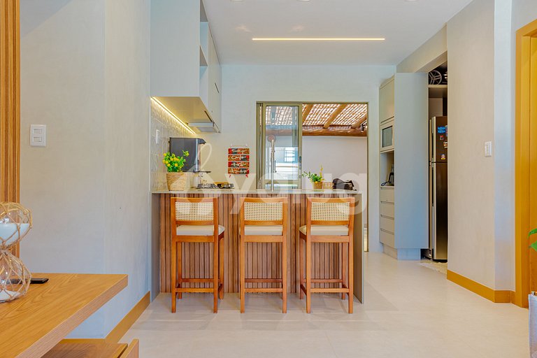 IT121 - Encantador pueblo con 2 suites en Itacimirim