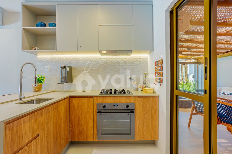 IT121 - Encantador pueblo con 2 suites en Itacimirim