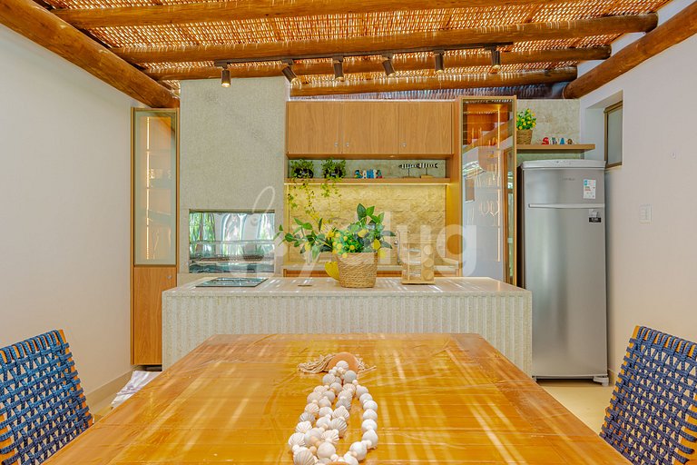 IT121 - Encantador pueblo con 2 suites en Itacimirim