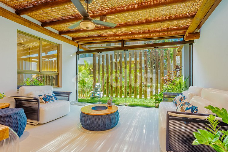 IT121 - Encantador pueblo con 2 suites en Itacimirim