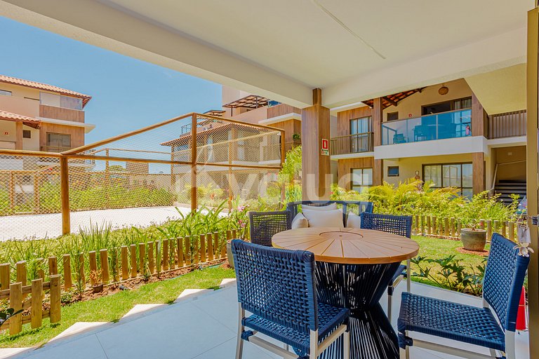 IT121 - Encantador pueblo con 2 suites en Itacimirim