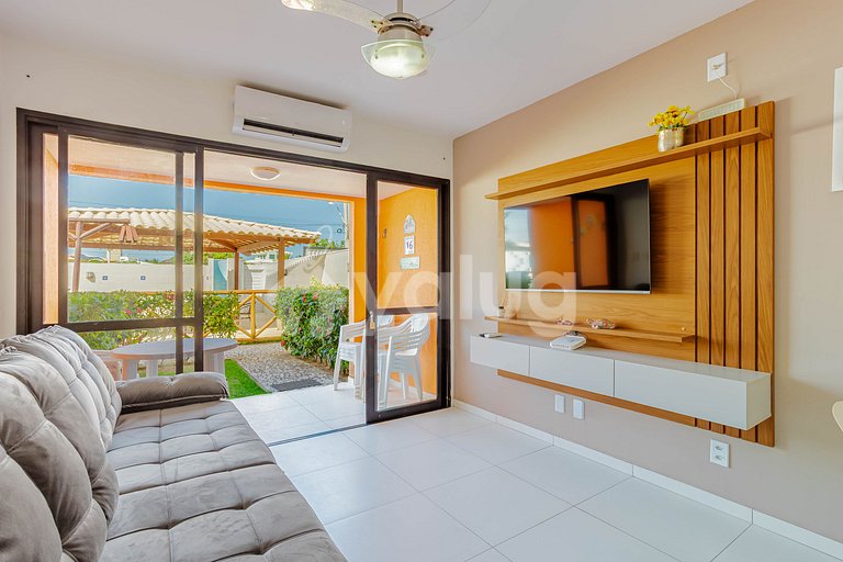 Ótimo apt 2 Quartos em Guarajuba com Piscina e WiFi