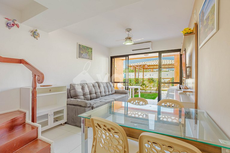 Great 2 Bedroom apt in Guarajuba with Swimming Pool and WiFi