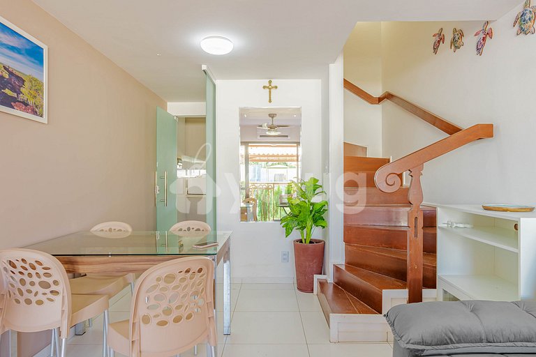 Great 2 Bedroom apt in Guarajuba with Swimming Pool and WiFi