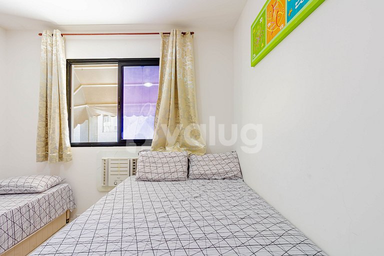 Estupendo apto de 2 habitaciones en Guarajuba con Piscina y