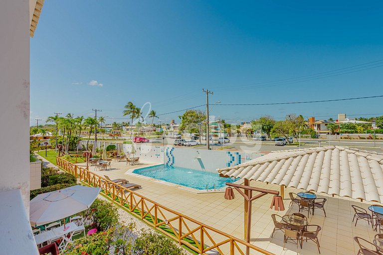 Ótimo apt 2 Quartos em Guarajuba com Piscina e WiFi