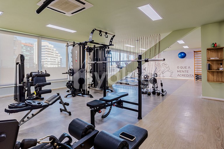 Apartamento vista mar a 200m da praia Armação