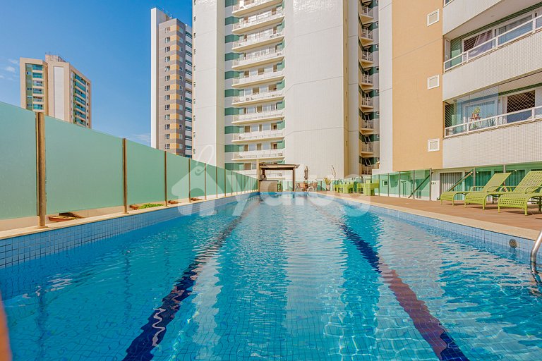 Apartamento vista mar a 200m da praia Armação