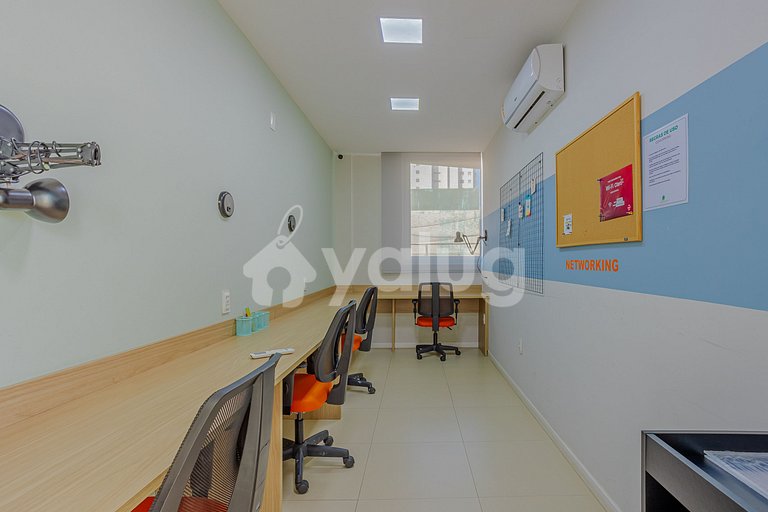 Apartamento vista mar a 200m da praia Armação