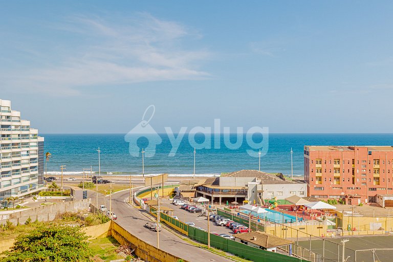 Apartamento vista mar a 200m da praia Armação