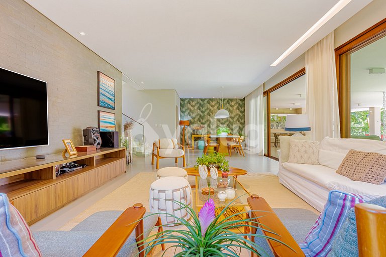 IT122 Excelente Casa 4 suítes c/ Piscina - Itacimirim