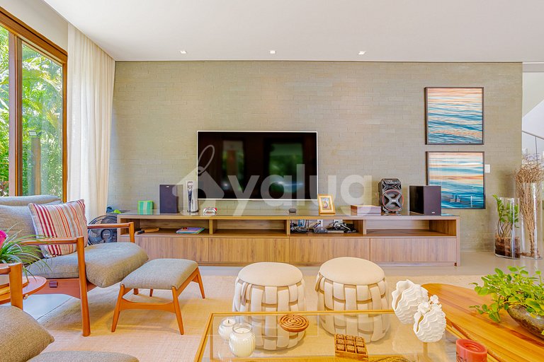 IT122 Excelente Casa 4 suítes c/ Piscina - Itacimirim