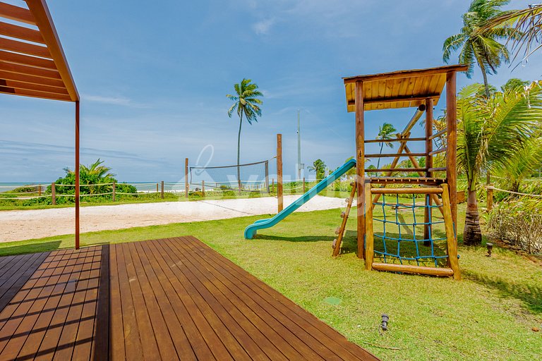 GB132 Apartamento Pé na Areia com Vista Mar - Guarajuba