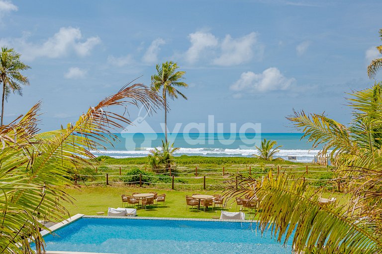 GB132 Apartamento frente al mar con vista al mar - Guarajuba