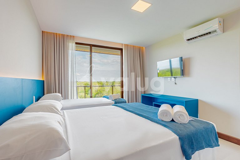 Casa de lujo con jacuzzi y 6 suites.