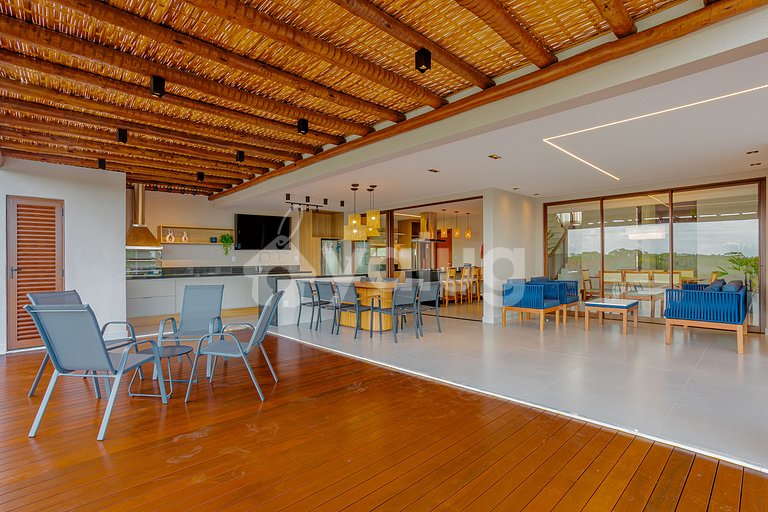 Casa de lujo con jacuzzi y 6 suites.