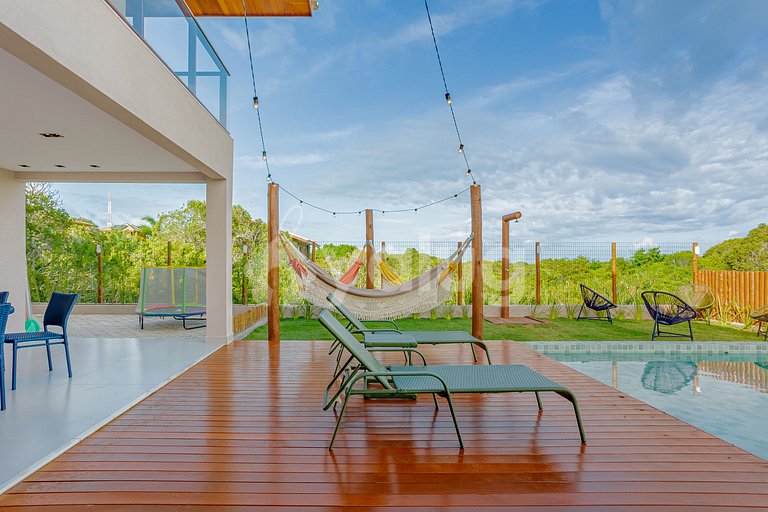 Casa de lujo con jacuzzi y 6 suites.