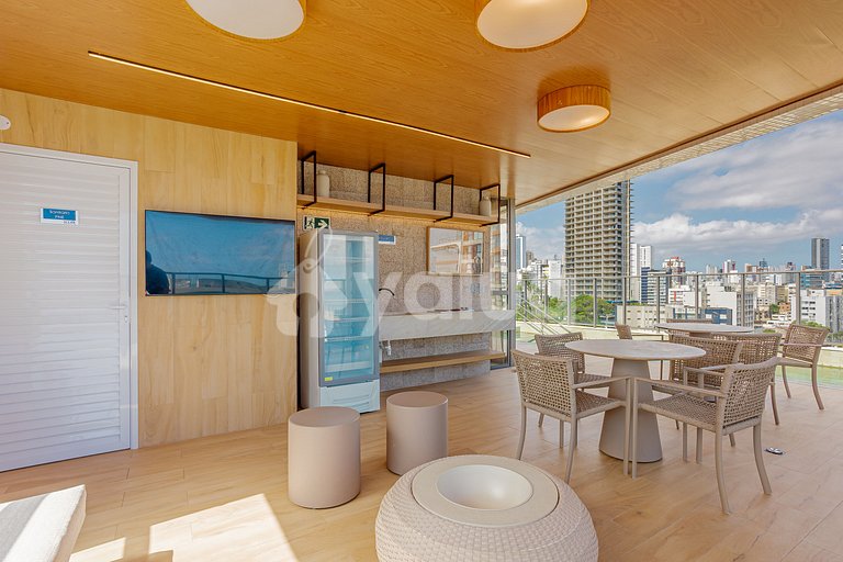 BR18 Lindo Studio a 180m da Praia da Barra