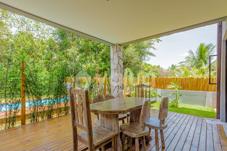 Casa 4 quartos com Piscina Privada em Praia do Forte