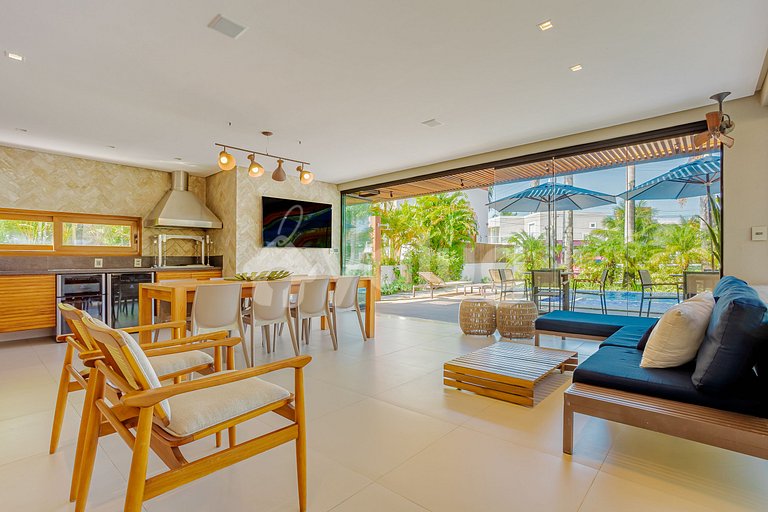 GB131 Linda Casa com 5 Suítes e Piscina