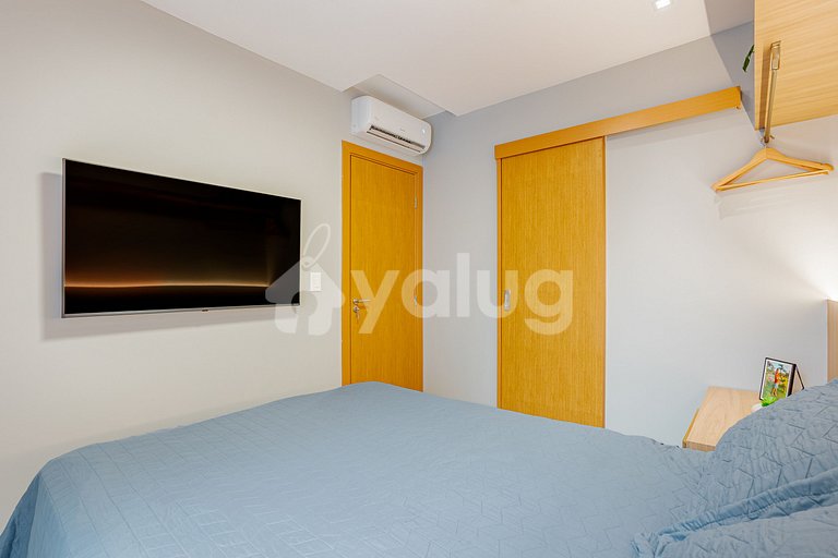 GB132 Beachfront Apto with Sea View - Guarajuba